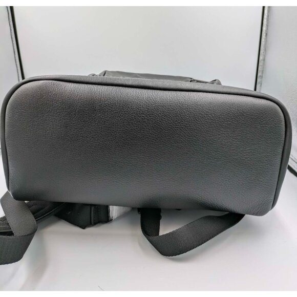 Burberry Large Jack Biker Logo Embossed Leather Backpack Black 8038261 - Picture 6 of 16